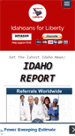 Mobile Screenshot of idahoansforliberty.com