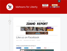 Tablet Screenshot of idahoansforliberty.com